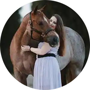 Horse show exhibitor Carolin